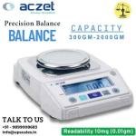2000gm/10mg Precision Weighing Balance | Aczet Precision Balance Series CG-L Series Capacity 2000gm and Accuracy 10mg (0.01gm)