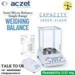 80gm/0.1mg Semi Micro Balance Dual Range | Aczet Semi Micro Balance Dual Range CY-C Series Capacity 80gm and Accuracy 0.1mg