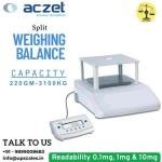 3100gm/10mg Split Weighing Balance | Aczet Split Balance CY-ST Series Capacity 3100gm and Accuracy 10mg