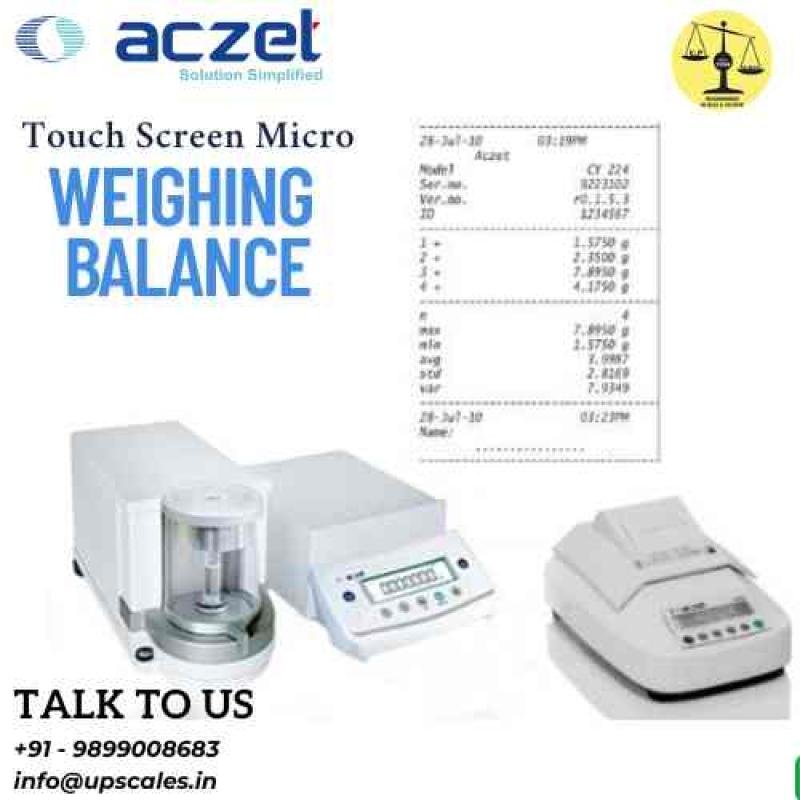 5gm/1µg Micro Weighing Balance | Aczet Micro Balance CM Series Capacity 5gm and Accuracy 1µg