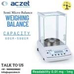 100gm/0.01mg Touch Screen Semi Micro Balance | Aczet Semi Micro Balance CY-A Series Capacity 100gm and Accuracy 0.01mg