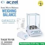 100gm/0.01mg Touch Screen Semi Micro Balance | Aczet Semi Micro Balance CY-A Series Capacity 100gm and Accuracy 0.01mg