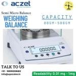 100gm/0.01mg Touch Screen Semi Micro Balance | Aczet Semi Micro Balance CY-A Series Capacity 100gm and Accuracy 0.01mg