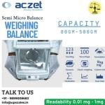 100gm/0.01mg Touch Screen Semi Micro Balance | Aczet Semi Micro Balance CY-A Series Capacity 100gm and Accuracy 0.01mg