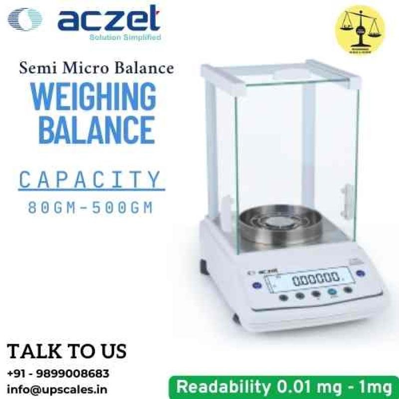 100gm/0.01mg Touch Screen Semi Micro Balance | Aczet Semi Micro Balance CY-A Series Capacity 100gm and Accuracy 0.01mg