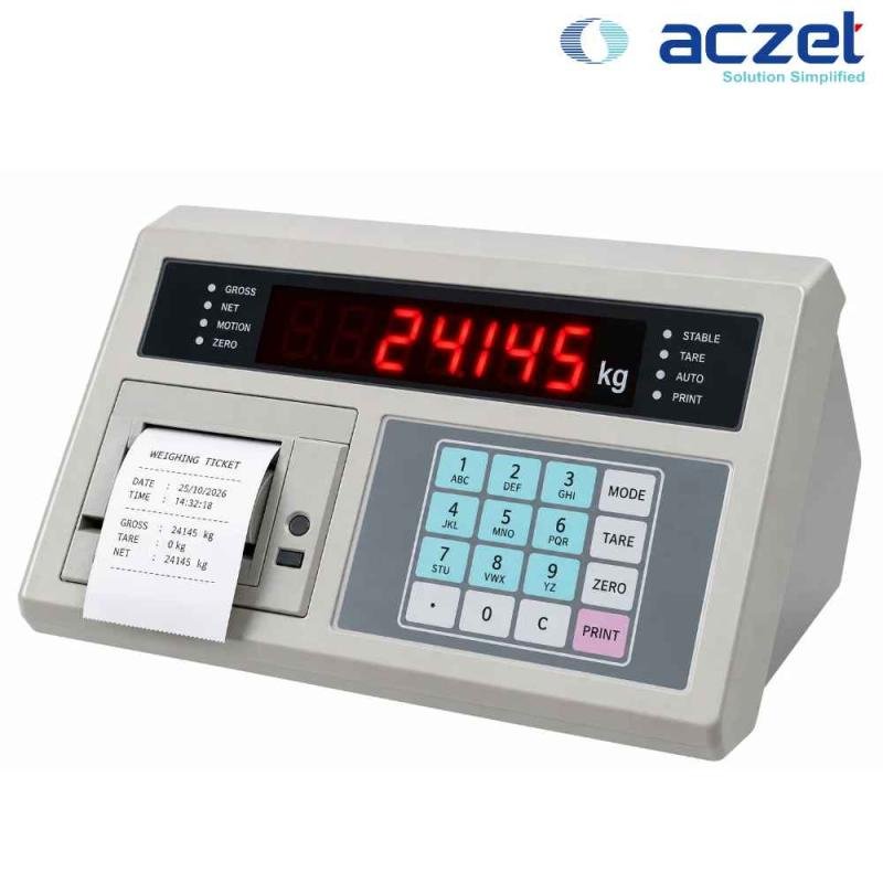 Built-in Printer Weighing Indicator | Weighbridge Terminal with Ticket Printing