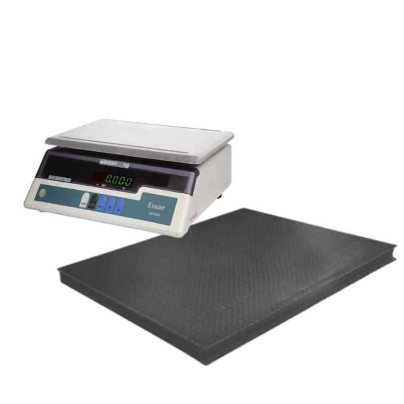1000kg/100gm Essae DC-851N Platform Piece Counting Weighing Scale Capacity 1000kg and Accuracy 100gm | Platform Size 1500x1800mm | Four Load Cell Piece Counting Platform