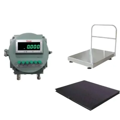 1000kg/200gm Essae DF-451 Flame Proof (FLP) Weighing Scale | IP-65 For Hazardous Area & Gas Group IIA, IIB, and Zone 1 & Zone 2 | Capacity 1000kg and 200gm Platform Size 1000x1200mm
