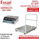60kg/5gm Essae DC-851N Platform Counting Weighing Scale Capacity 60kg and Accuracy 5gm | Platform Size 505x550mm | Piece Counting Scale