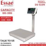 7.5kg/15kg Essae Digital Weighing Scale DS-515N | Electronic Weighing System For Retail & Food Counters Dual Capacity 7.5kg/15kg and Dual Accuracy 1gm/2gm | UP Scales