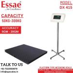 300kg/20gm Essae Platform Electronic Weighing Scale DX-415 | Essae Industrial Electronic Weighing Scale Capacity 300kg and Readability 20gm | Platform Size 505x650mm
