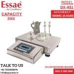 35kg/500mg Essae DX-451 Silver Weighing Balance | Capacity 35kg and Accuracy 500mg (0.5gm) | Platform Size 360x280mm