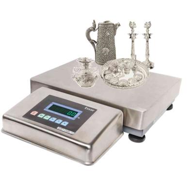 35kg/500mg Essae DX-451 Silver Weighing Balance | Capacity 35kg and Accuracy 500mg (0.5gm) | Platform Size 360x280mm