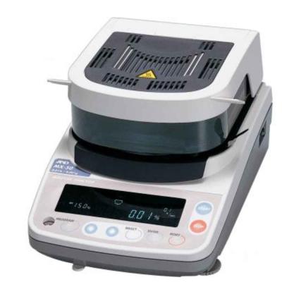 Essae MX50 Moisture Analyser Drying Temperature (1°C increment) 50-200°C | Capacity 51gm and Accuracy 0.001gm(1mg) | 400 W straight halogen lamp heating system