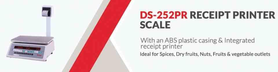 Receipt Printing Weighing Scale DS-252PR 3kg - 30kg 4