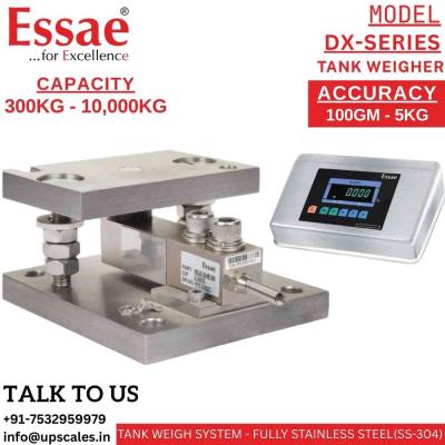 10000kg/5kg DX-451 Tank Weigher Essae Tank Weighing System 4 Loadcell System Capacity 10000kg (10Ton) and Accuracy 5kg | Fully Stainless steel(SS-304)