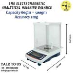 1mg Electromagnetic Analytical Weighing Balance | Lab Analytical Scale Capacity 200gm and Accuracy 1mg (0.001gm)