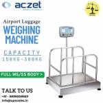 300kg/50gm Airport Luggage Weighing Machine | Baggage Check Weighing Machines Capacity 300kg and Accuracy 50gm