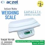 20kg/44LBS Aczet Baby Weighing Machine | Infant/Baby Weighing Scale Capacity 20kg/44LBS and Accuracy 5gm