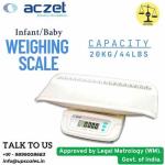 20kg/44LBS Aczet Baby Weighing Machine | Infant/Baby Weighing Scale Capacity 20kg/44LBS and Accuracy 5gm