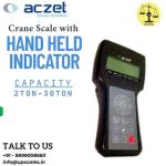 Aczet Crane Scale With Hand Held Indicator | Crane Weighing Scale Capacity 2Ton and Readability 500gm