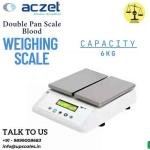 6kg/1gm Aczet Double Pan Scale | Blood Bank Scale Capacity 6kg and Accuracy 1gm