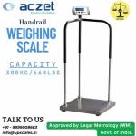 Aczet Handrail Weighing Scale Capacity 300kg/660lbs and Accuracy 100gm