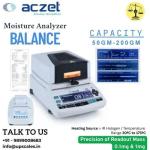 50gm/1mg Aczet Moisture Analyzer | Moisture Analyzer MB Series External Calibration Heating Source IR Halogen Capacity 50gm and Readability 1mg