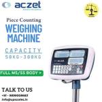 50kg/5gm Aczet Piece Counting Platform Weighing Machine | Platform Size 500x500mm Capacity 50kg and Accuracy 5gm