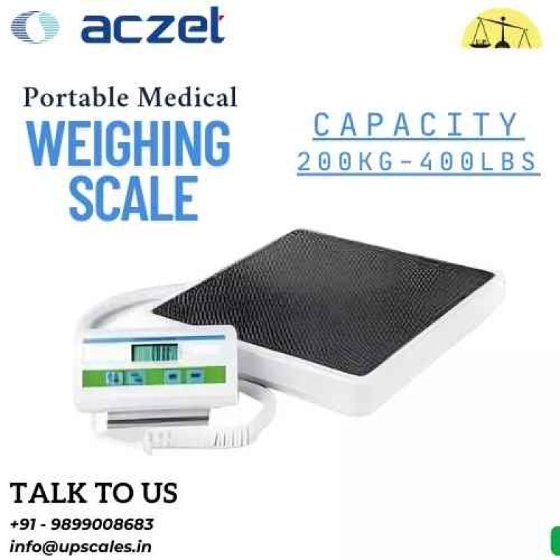 Aczet Portable Medical Weighing Scale | Precision Weighing For Healthcare Capacity 180kg and 200kg