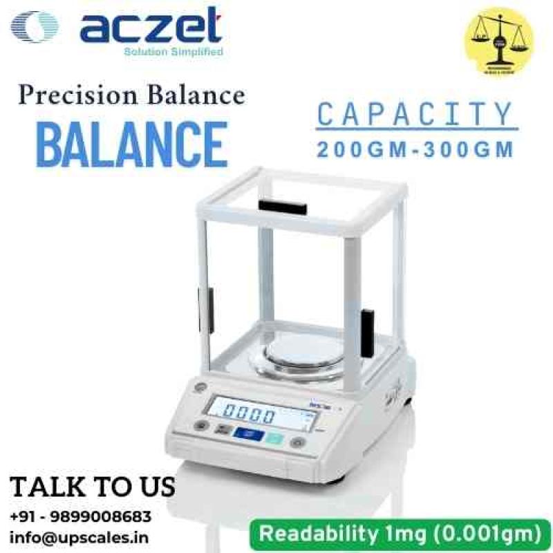 200gm/1mg Aczet Precision Weighing Balance | Aczet Precision Jewellery Weighing Balance CG-L Series Capacity 200gm and Accuracy 1mg (0.001gm)