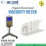 Rotational Viscometer Aczet | Rotational Viscometer Measuring Range mpa.s 20 to 2,000,000