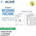 50kg/5gm Aczet Shipper Weighing Machine With Label/Dot Matrix Printers/Scanner | Capacity 50kg and Accuracy 5gm