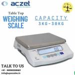 6kg/500mg Aczet Electronic Weighing Machine | Table Top Scale Capacity 6kg and Accuracy 500mg