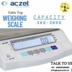 6kg/500mg Aczet Electronic Weighing Machine | Table Top Scale Capacity 6kg and Accuracy 500mg