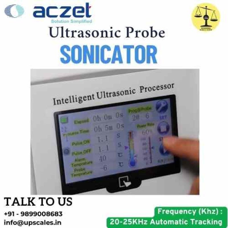 Ultrasonic Probe Sonicator Aczet | Ultrasonic Homogenizer or Ultrasonic Cell Crusher Frequency 20-25KHz Automatic Tracking