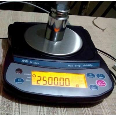 A&D Weighing Jewellery Gold Balance | A&D Analytical Balance Capacity 610gm Accuracy 10mg/0.01gm | With Government Calibration Verification Certificate & Stamping