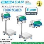 70kg/1gm AGB & AGF Bench and Floor Scales by Adam Equipment | Electronic Scale Capacity 75kg and Accuracy 1gm | 5 Year Warranty