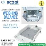 3000gm/1mg (0.001gm) Analytical Precision Weighing Balance | Aczet CY-C Series External Calibration Capacity 3000gm and Accuracy 1mg (0.001gm)