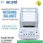 720gm/1mg (0.001gm) Analytical Precision Weighing Balance | Aczet CY-C Series Internal Calibration Capacity 720gm and Accuracy 1mg (0.001gm)