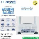 300gm/0.1mg Analytical Weighing Balance | Aczet CY-C Series Internal Calibration Capacity 300gm and Accuracy 0.1mg