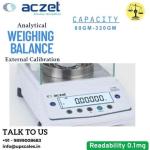 120gm/0.1mg Analytical Weighing Balance | Aczet CY-C Series External Calibration Capacity 120gm and Accuracy 0.1mg