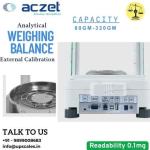 120gm/0.1mg Analytical Weighing Balance | Aczet CY-C Series External Calibration Capacity 120gm and Accuracy 0.1mg