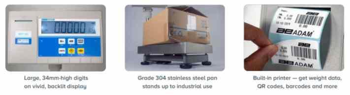 BKT Label Printing Scales by Adam Equipment  Capacity 8kg-600kg