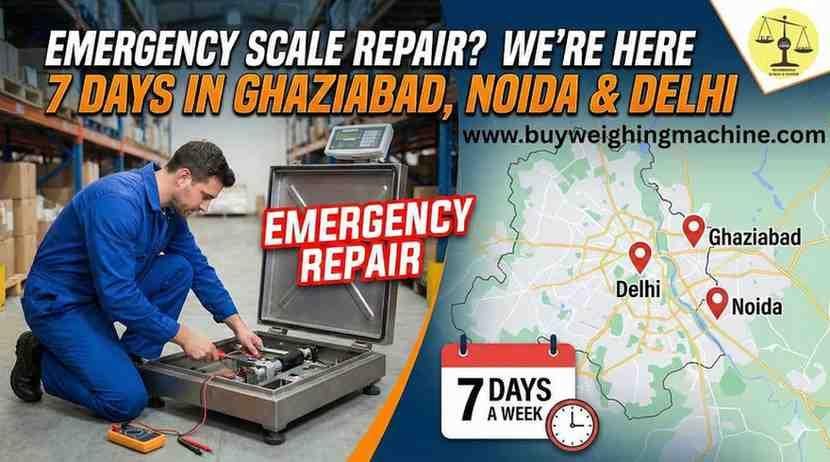 Is Your Weighing Machine Not Working? Don't Halt Your Business - Call UP Scales for Immediate Repair!