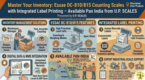 Revolutionize Your Retail Business: Essae Printing Scales – SI-810PR, DC-810, DC-815 & RX-850EV – Available Pan India from U.P. SCALES