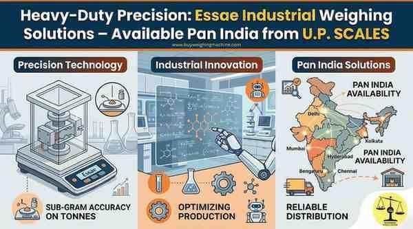 Heavy-Duty Precision: Essae Industrial Weighing Solutions – Available Pan India from U.P. SCALES