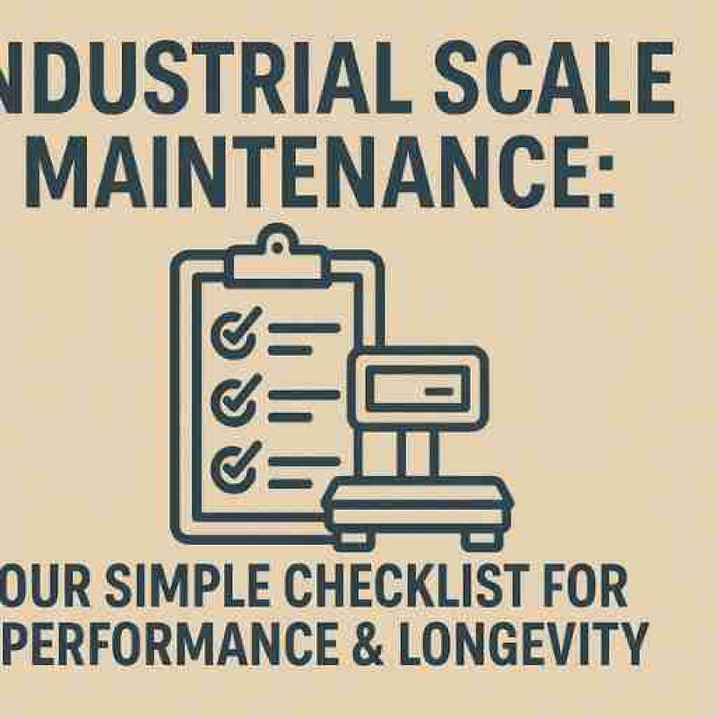 Industrial Scale Maintenance: Your Simple Checklist for Peak Performance & Longevity