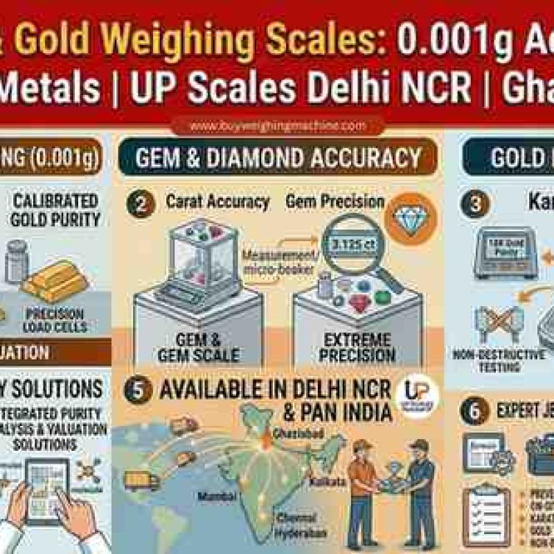 Jewelry & Gold Weighing Scales: 0.001g Accuracy for Precious Metals | UP Scales Delhi NCR