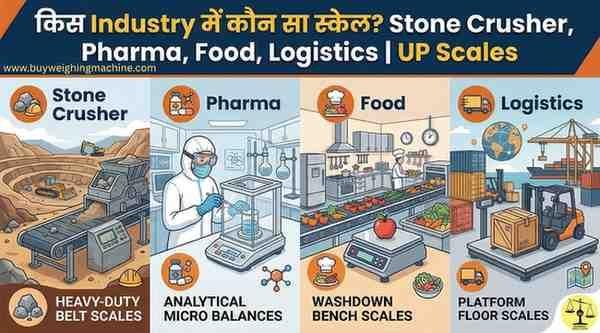 किस Industry में कौन सा Weighing Scale? Complete Industry Guide | UP Scales